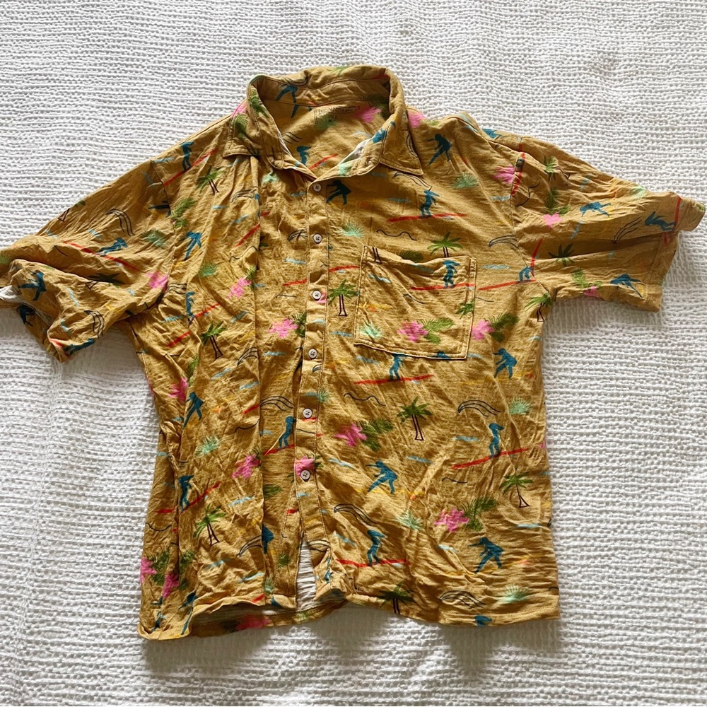 Banner Day Surf Rider Button Down - Picture 3 of 4